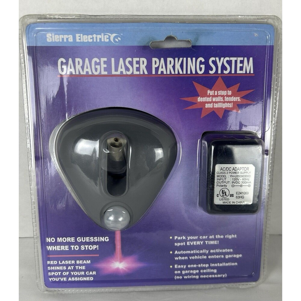Sierra Electric Garage Laser Parking System Auto Activates Easy Install  NOS